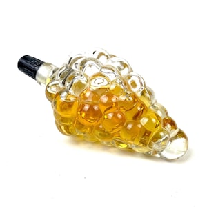 Vintage UdSSR Parfüm Flasche Trauben Form - UdSSR Glas Flasche - Retro Eitelkeit Dekor - Sammler Duft Flasche
