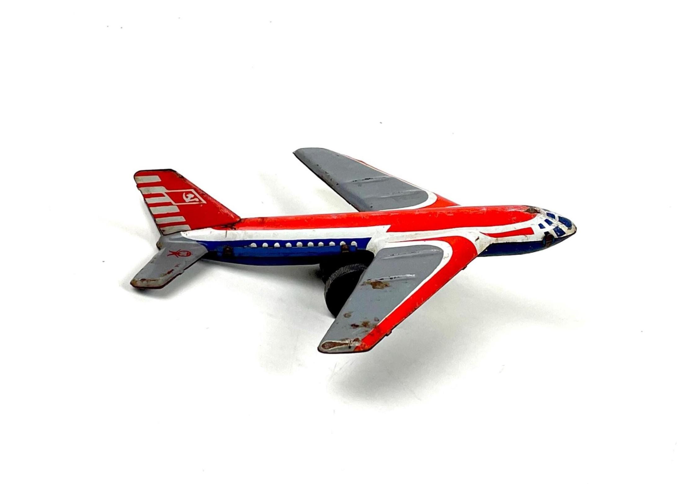 Vintage Tin Toy Airplane: USSR Collectible Aviation, 1970s - Etsy