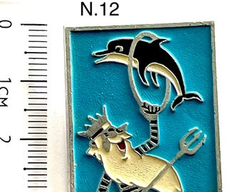 ソ連のヴィンテージバッジ、1980年代の子供用バッジ、サーカス