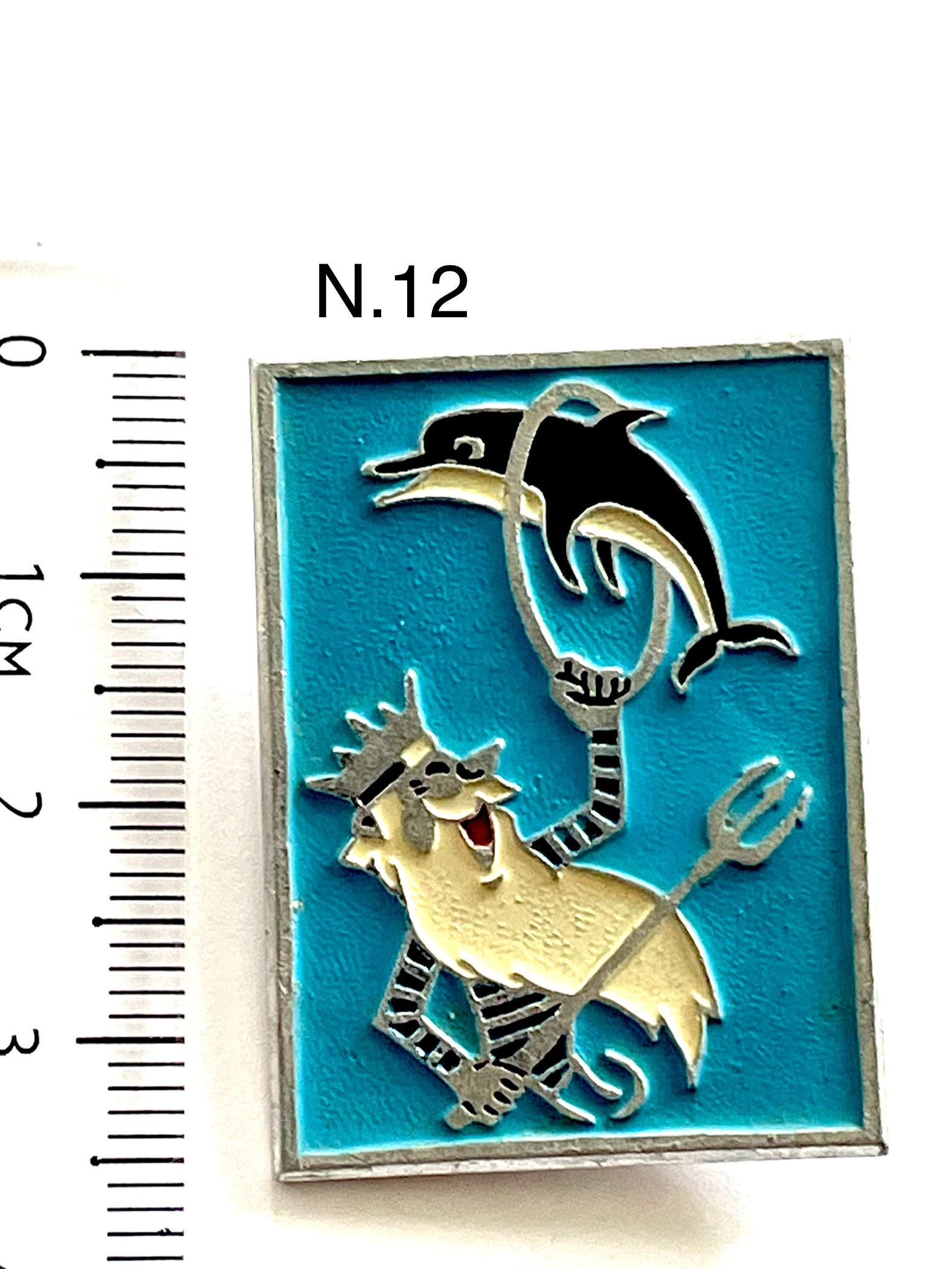 ソ連のヴィンテージバッジ、1980年代の子供用バッジ、サーカス