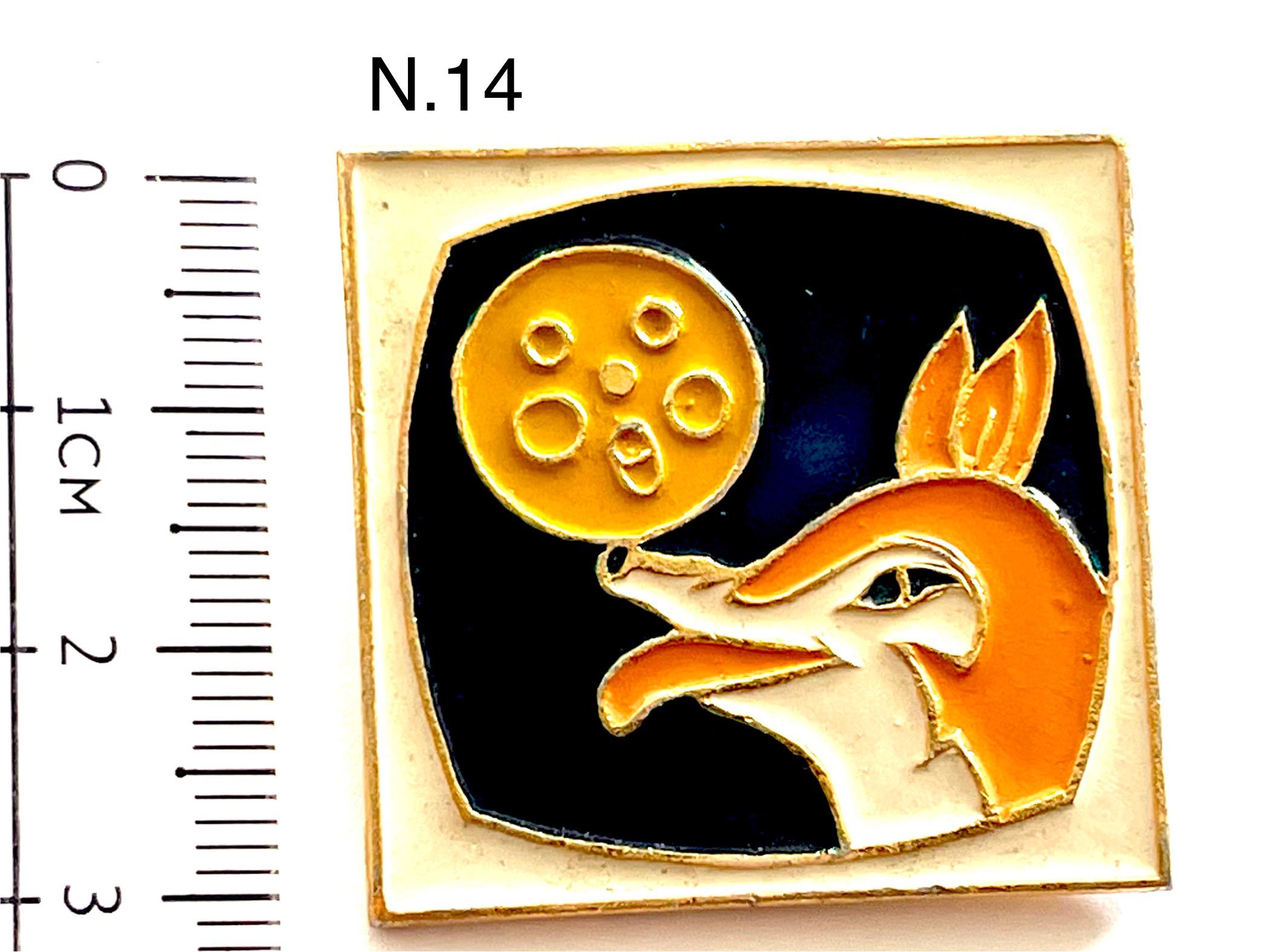 ソ連のヴィンテージバッジ、1980年代の子供用バッジ、サーカス