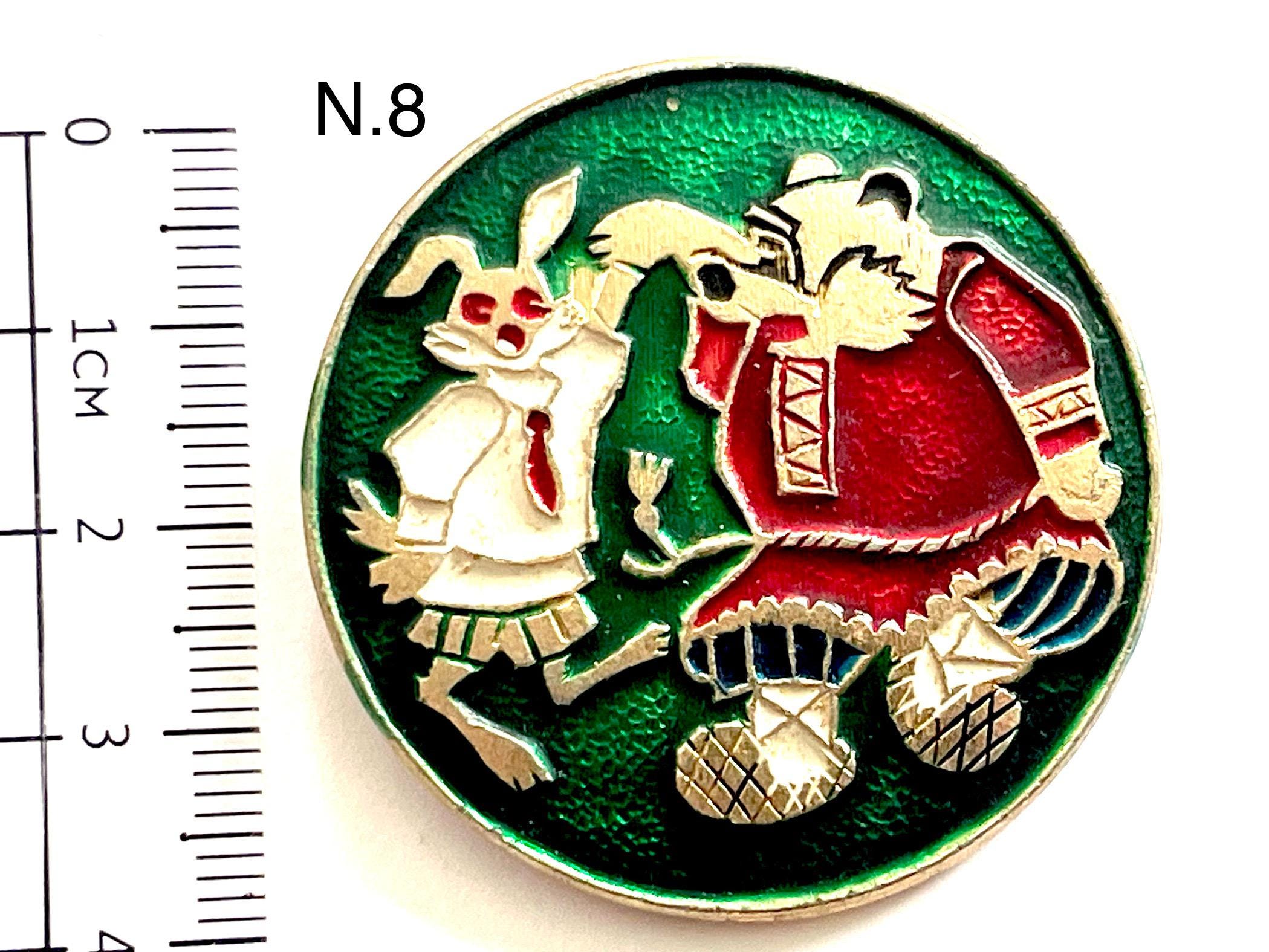 ソ連のヴィンテージバッジ、1980年代の子供用バッジ、サーカス