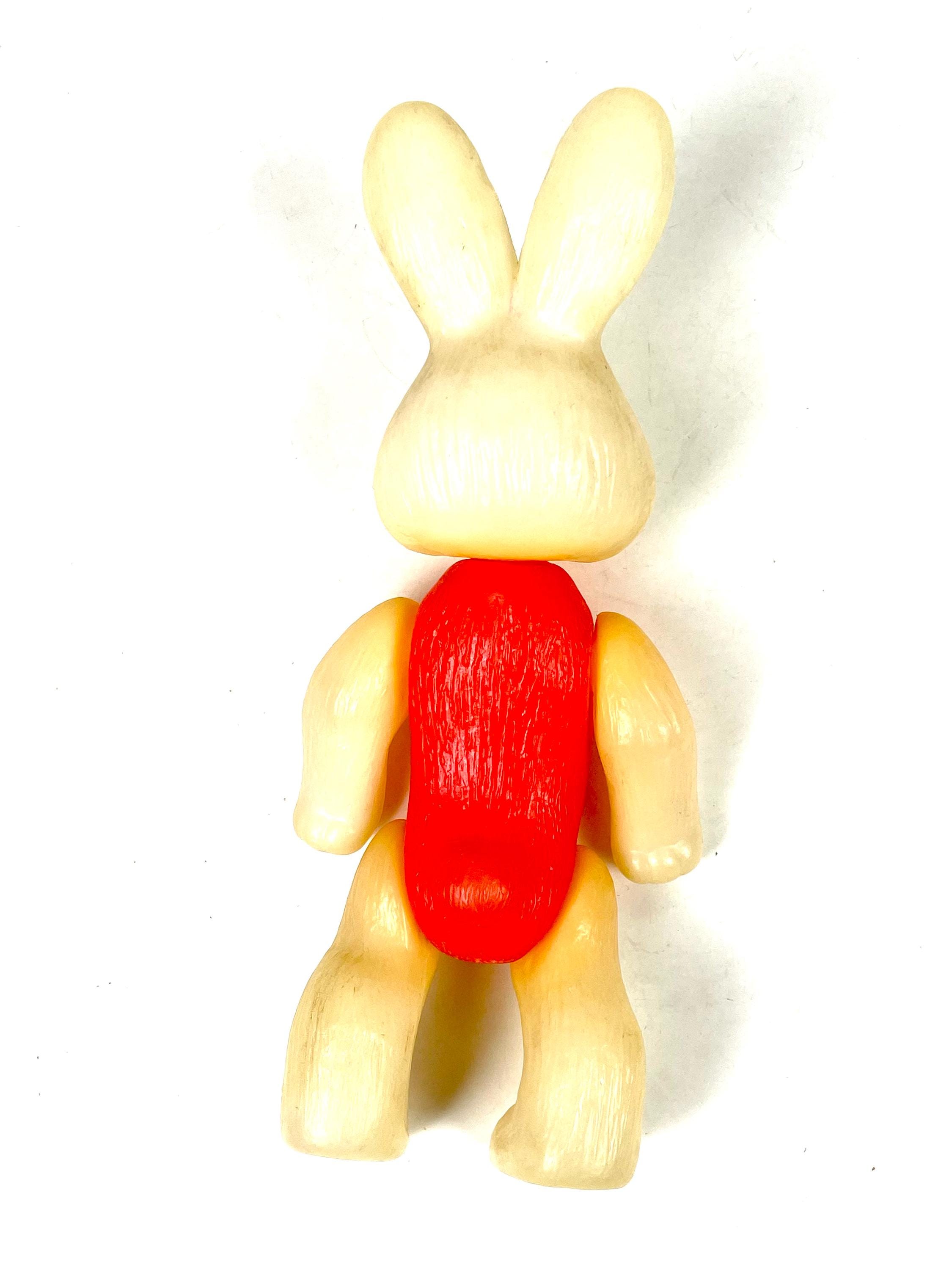 Ww2 Toy Rabbit Hare / Bunny/ RABBIT Vintage Plastic Toy, USSR Plastic Animal Figurine ...