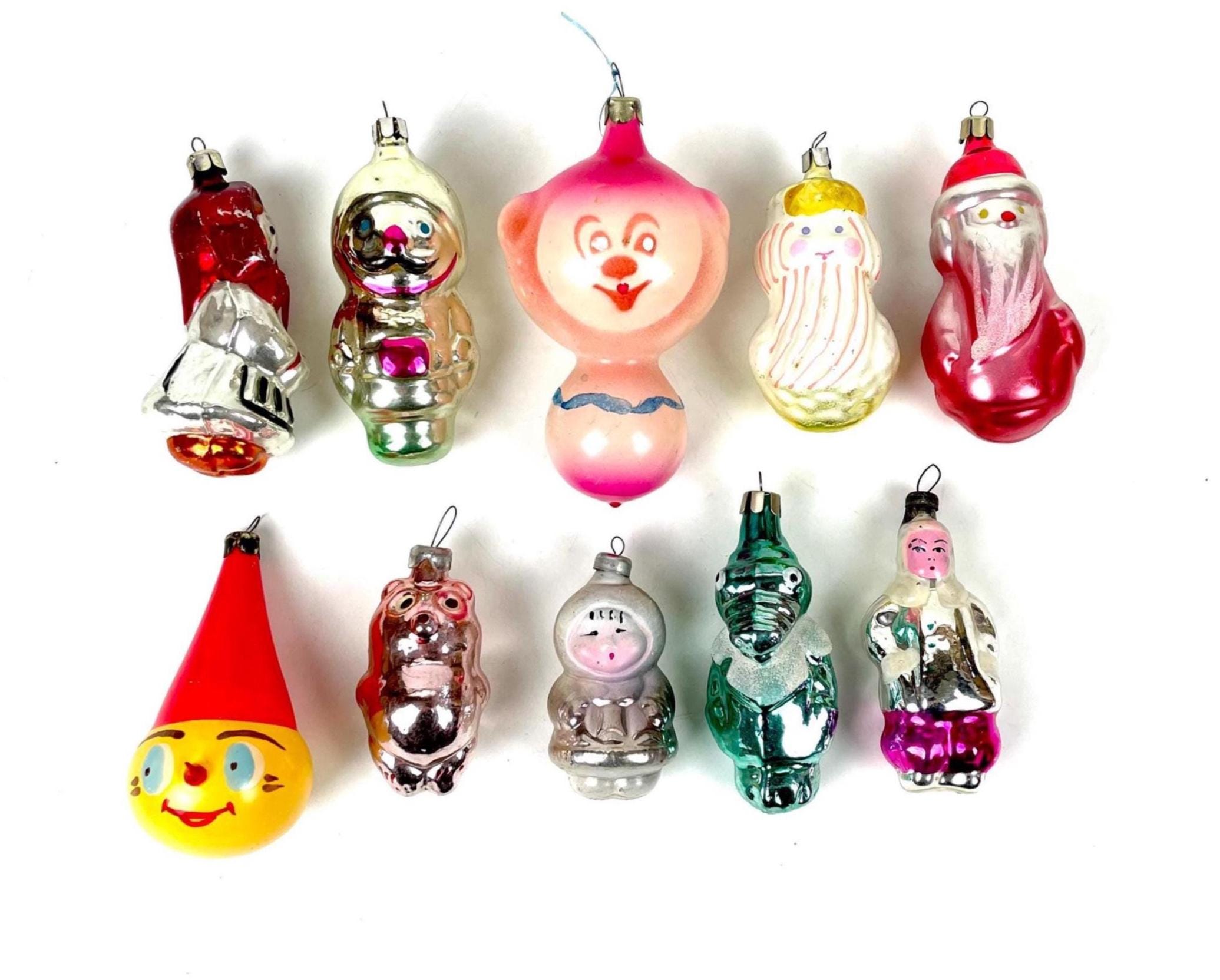 Vintage Ornaments, Glass Ornament, Christmas Tree Toys, Xmas, USSR