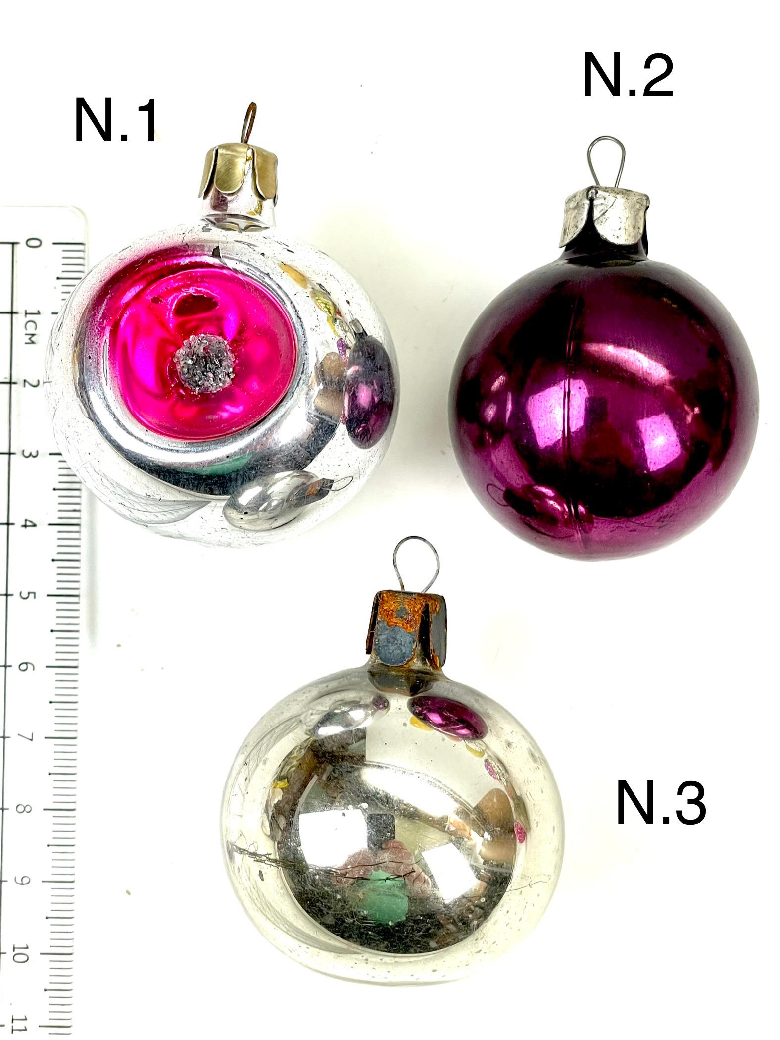 ヴィンテージ ソ連 ガラス クリスマスツリー オーナメント クリスマス
