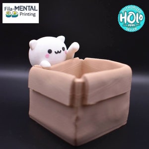 Kawaii Cat Planter Box