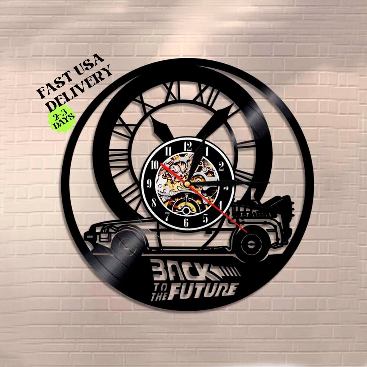 Back to the Future Clock - Etsy