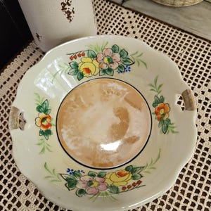 Vintage Japanese Lusterware Porcelain Bowl
