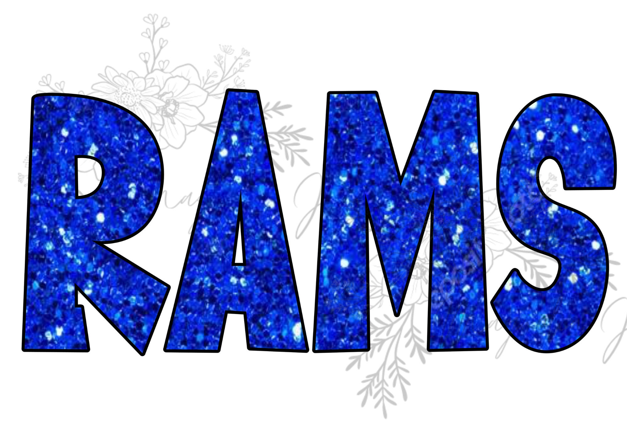 Glitter Rams Sublimation~ Rams Sublimation~ School Sublimation ...