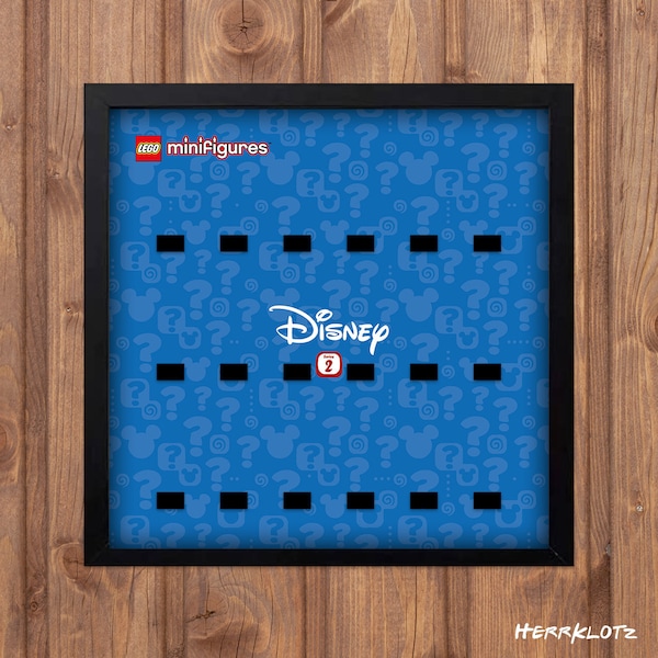 Bilderrahmen für Lego Minifiguren Disney Serie 2 | Schaurahmen | Vitrine