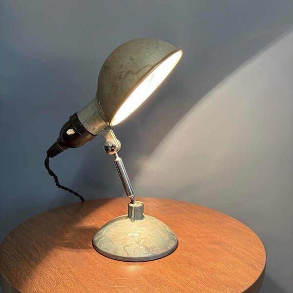 Vintage METEK Folding Desk Lamp