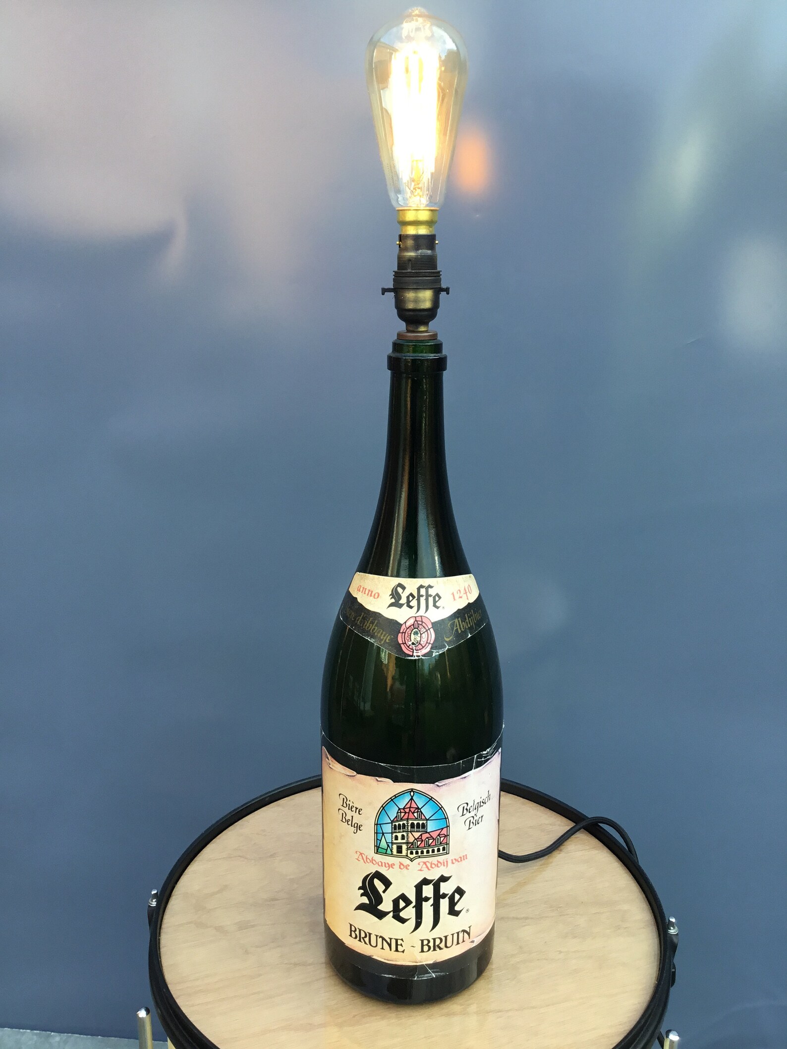 Large 3lt Leffe Beer Bottle Table Lamp Etsy UK