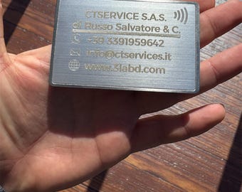 Custom NFC Business Card, QR Code Business Card, NFC Smart Business Card, Contactless Card