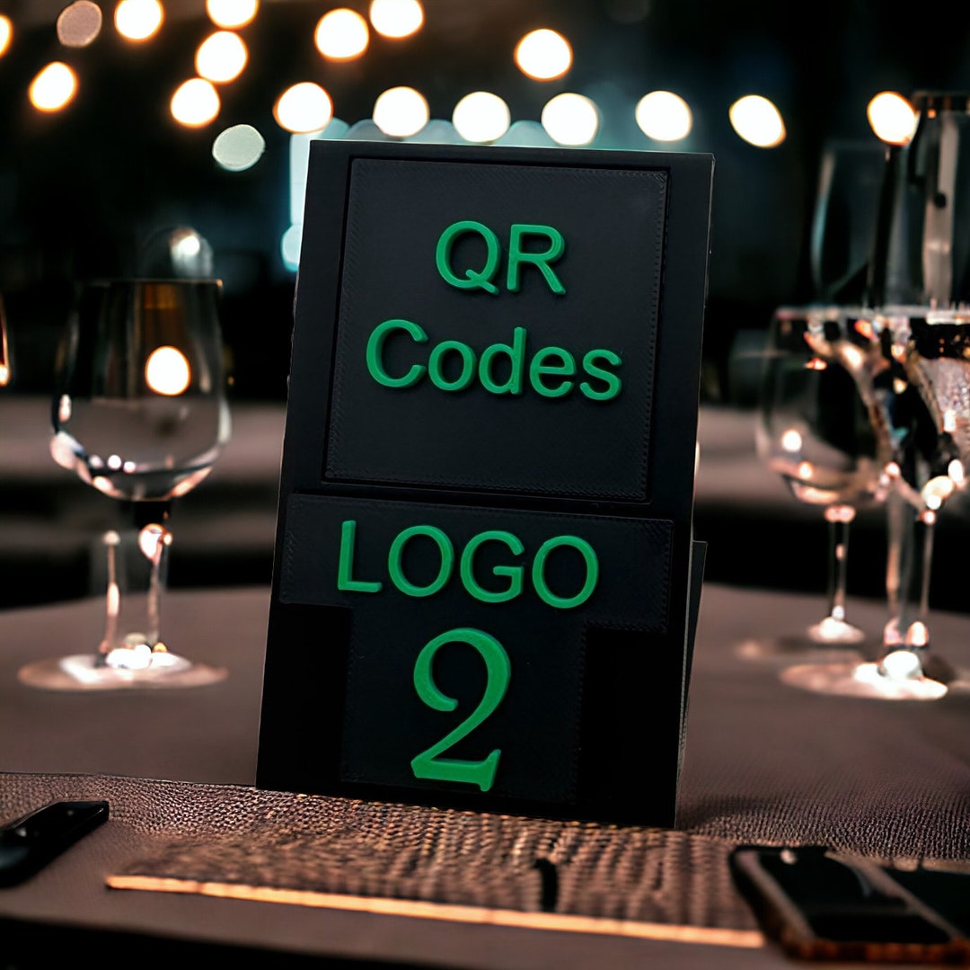 Customizable Table Sign for Restaurants - Pubs - Pizzerias - Bars With ...
