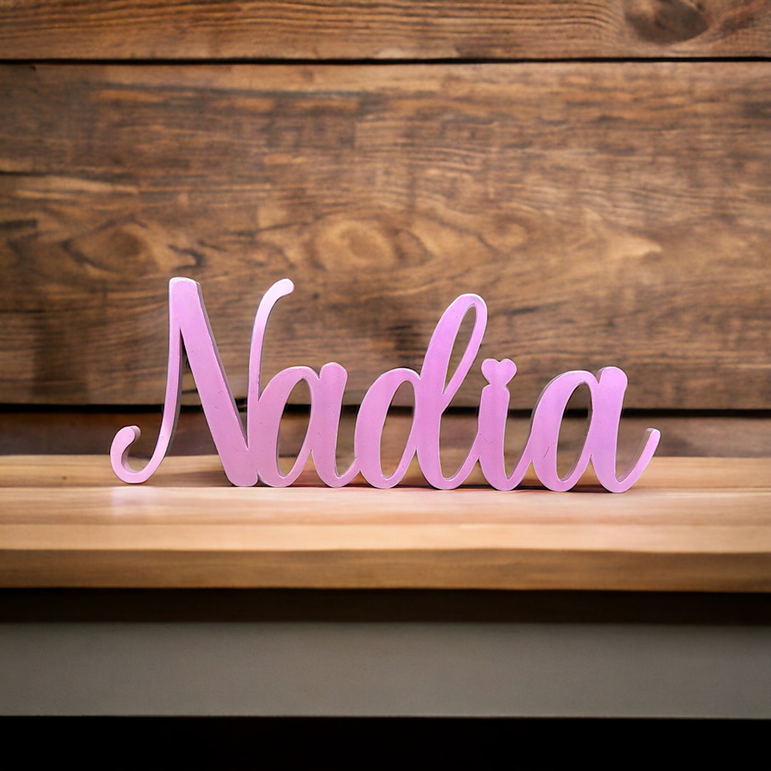 Name Customisation 3D Printed Personalized Name β Name Decoration for Home, Bedroom ...