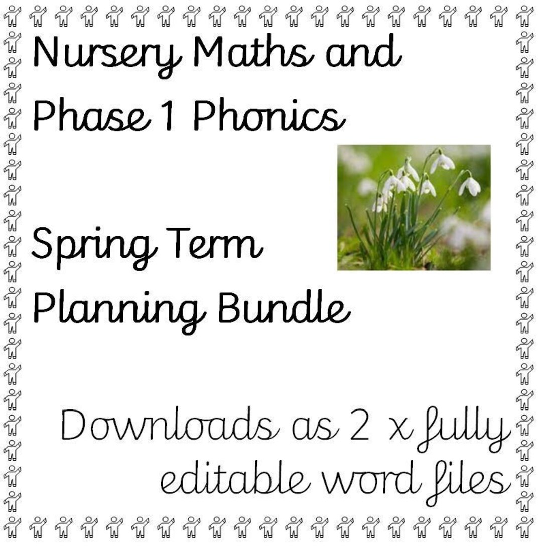 Nursery Spring Bundle Maths and Phase 1 Phonics Planning - Etsy