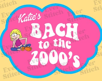 Lizzie McGuire Y2K Bachelorette Personalized Champagne/Wine Label Sticker [Pack of 2 or 5]