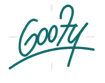 Goofy Autograph Embroidery File .PES