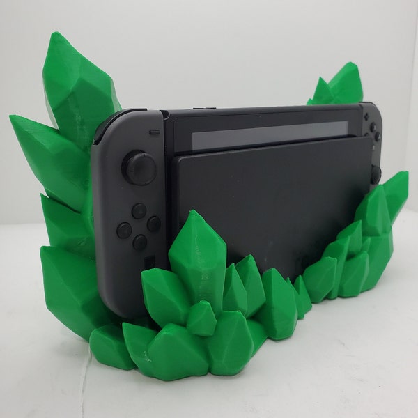 3D Printed | Nintendo Switch Crystal Dock Cradle |  Gamer Gifts | Gaming Decor