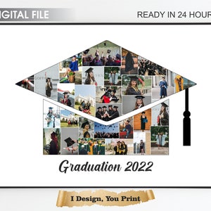 Abschluss Foto-Collage, Abschlussgeschenk, Abschlussgeschenke für sie, Abschlussgeschenke für ihre Highschool, Abschlussgeschenke für ihr College