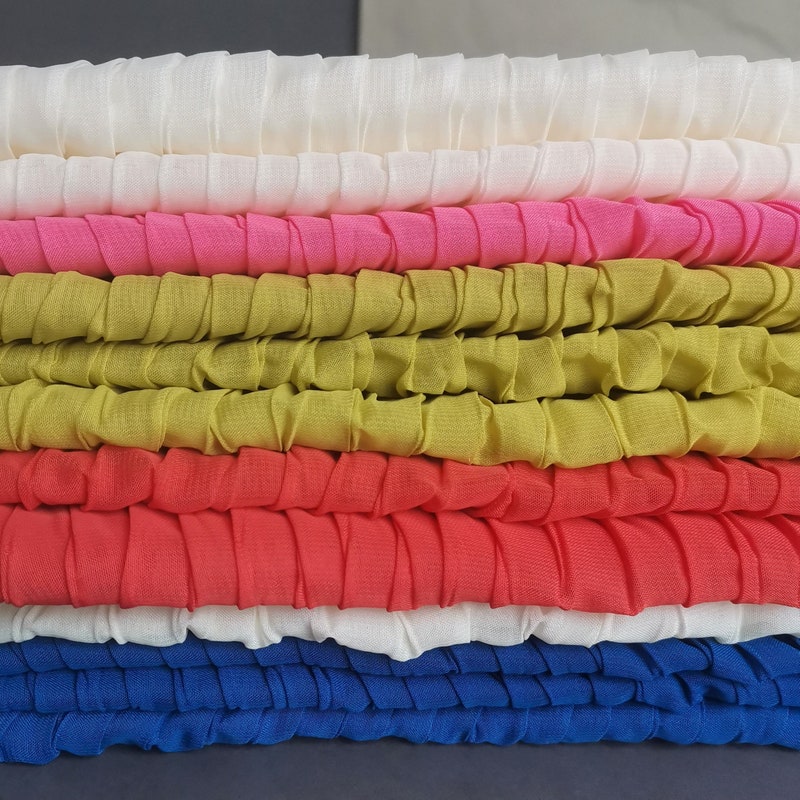 shawl chiffon pleated