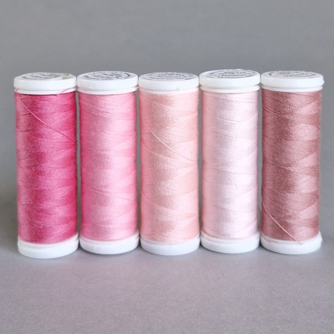Pink Sewing Thread 200m 218 Yards High Quality Polyester Thread Ariadna ...