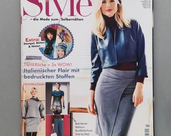 Fashion Style Sewing Patterns Magazine 2/2016 Instructions Cutting Sheets Deutsch