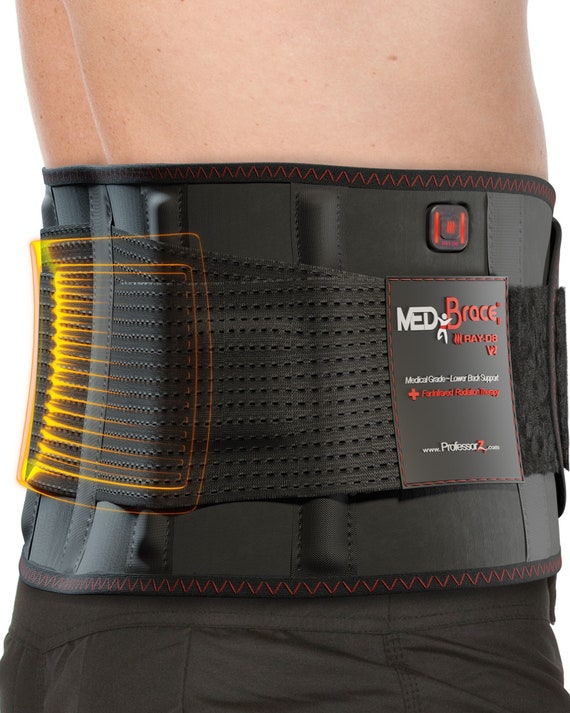 Rechargeable Heated Back Support Belt Medibrace RAY-D8 V2 Back