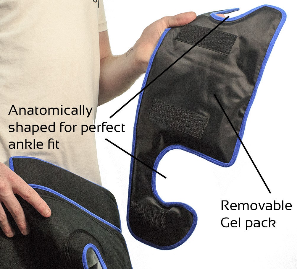 Ankle Ice Gel Pack Cryotherapy Injury Cuff Medibrace - Etsy Canada