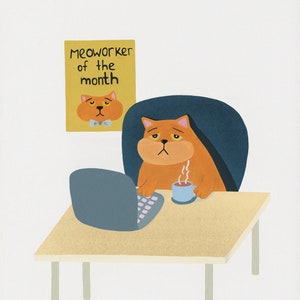 Dipinto originale su ordinazione per amanti degli animali, regalo per proprietari di animali, dipinto originale realizzato su ordinazione, cartolina con poster di animali, amante dei gatti e amante dei cani.