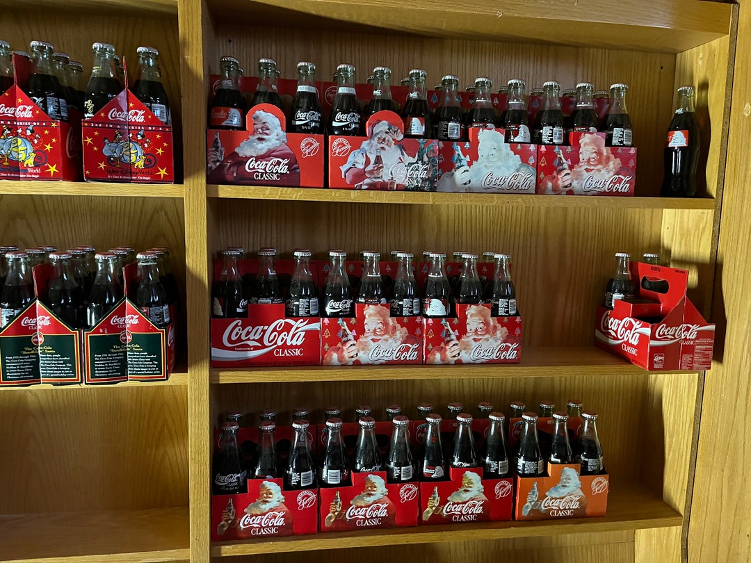 1986 Christmas Coke Bottles Etsy