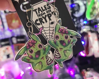 ZOMBIE Critter Earrings Handmade