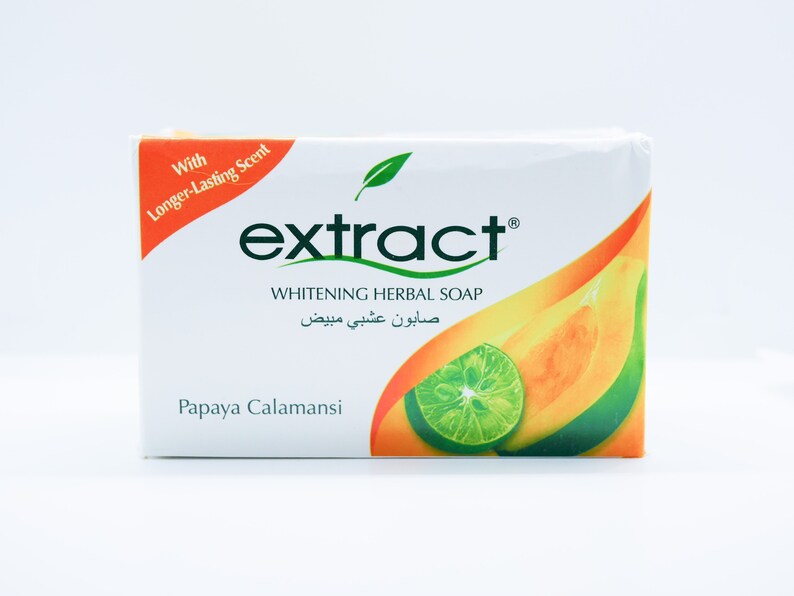 Extract Whitening Herbal Soap Papaya Calamansi Etsy