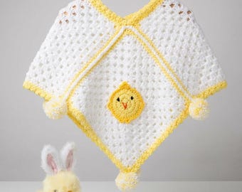 Chick's & Bunnies Poncho