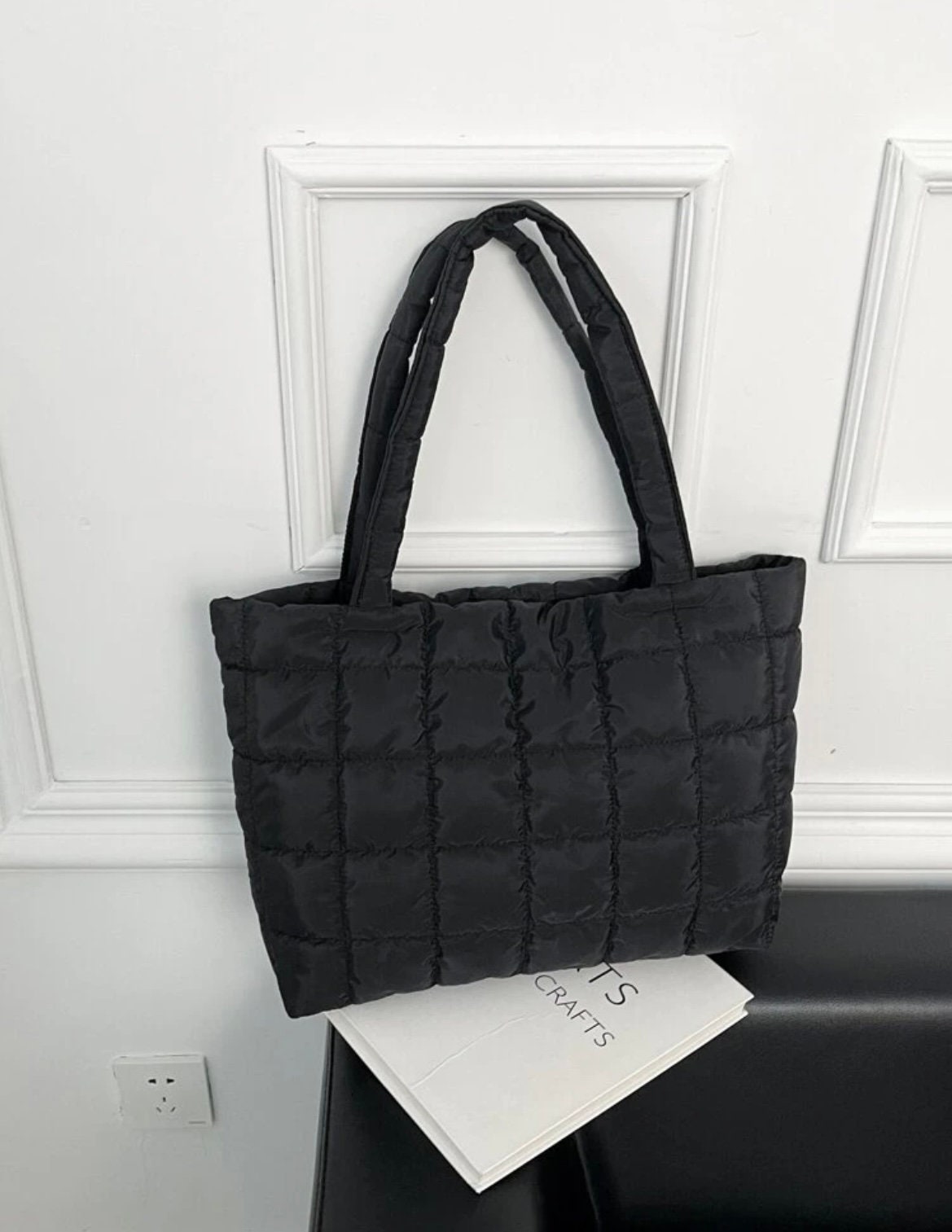 OWGSEE Puffer Tote Bag, Small Crossbody Bag Lightweight Designer Nylon  Crossbody Bags for Women Shoulder Dumpling Bag