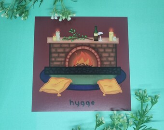 Hygge | Art Print | Frozen | Musical | Norwegian | Cozy