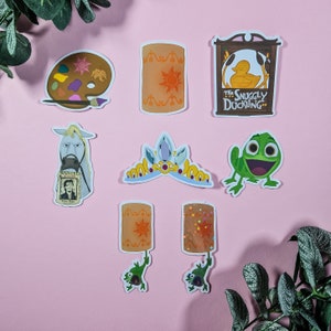 Fairy Knick Knacks Sticker Water-resistant Enchanting Mystical Sticker Stationery Laptop Sticker Water Bottle Die Cut Vinyl Sticker Planner