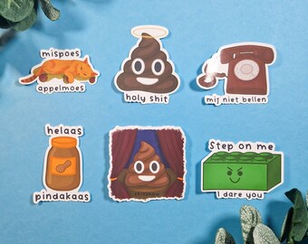 Silly Sayings Stickers Dad Jokes Humor Sticker Stationery Bullet Journal Scrapbook Laptop Sticker Water Bottle Die Cut Vinyl Sticker Planner