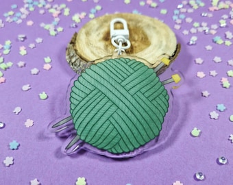 Yarn Acrylic Keychain Charm Cute Bag Purse Accessories Gift Ideas Birthday Keyring Key Accessory Cottagecore