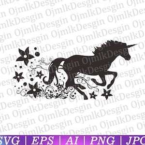 Unicorn SVG, Unicorn Clipart, Magical Unicorn Svg, Unicorn Birthday Svg, Unicorn Shirt svg, Unicorn Cricut, Unicorn Print, Instant Download