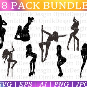 8Er Pack Sexy Damen Svg Bundle, Damen Body Svg, Sexy Silhouette Svg, Erotische Frau Svg, Booty Svg Bundle, Sexy Lady Svg, Sofortiger Download