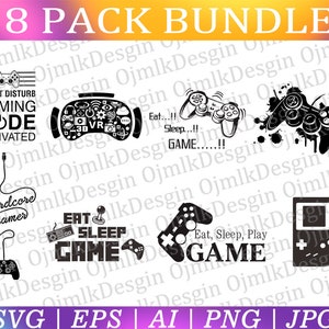 ゲーマー SVG バンドル、面白いゲーマー SVG、ゲーマー SVG、ビデオ ゲーム SVG、ゲーム ボーイ シャツ SVG、ゲーム コントローラー SVG、プレイ ステーション SVG、即時ダウンロード