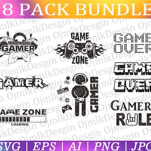 ゲーマー SVG バンドル、面白いゲーマー SVG、ゲーマー SVG、ビデオ ゲーム SVG、ゲーム ボーイ シャツ SVG、ゲーム コントローラー SVG、プレイ ステーション SVG、即時ダウンロード