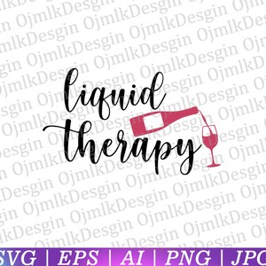 Liquid Therapy Svg, Christmas Svg, Santa Svg, Merry Christmas, Funny Christmas Shirt, Cut File Cricut, Instant Download