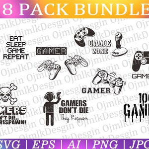 ゲーマー SVG バンドル、面白いゲーマー SVG、ゲーマー SVG、ビデオ ゲーム SVG、ゲーム ボーイ シャツ SVG、ゲーム コントローラー SVG、プレイ ステーション SVG、即時ダウンロード