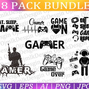 Gamer SVG Bundle, Lustige Gamer Svg, Gamer Svg, Videospiele Svg, Game Boys Shirt Svg, Game Controller Svg, Play Station Svg, Sofortiger Download