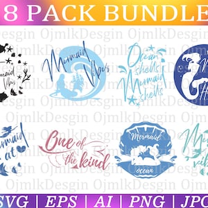 Mermaid Svg Bundle,Mermaid Tail Svg,Mermaid Squad Svg,Mermaid Tail SVG,Mermaid Shirt Svg,Mermaid Vibes Svg,Baby Mermaid Svg,Instant Download