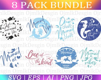 Mermaid Svg Bundle,Mermaid Tail Svg,Mermaid Squad Svg,Mermaid Tail SVG,Mermaid Shirt Svg,Mermaid Vibes Svg,Baby Mermaid Svg,Instant Download
