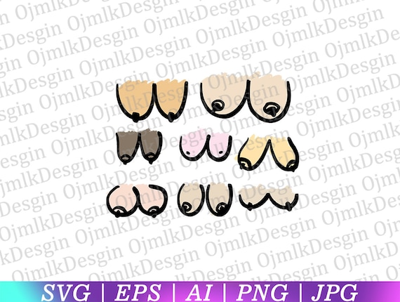Huge Boob Bundle Svg, Boobs Svg, Girl Power Svg, Breasts Svg, Sexy Woman,  Boobies Svg, Feminist Art, Funny Breast, Instant Download 