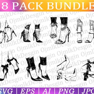 Heels Svg, High Heels Svg, High Heels Svg, Schuh Svg, Foot Svg, Fashion Girl Svg, High Heel Schuhe Svg, Frau Svg, Stiletto Svg